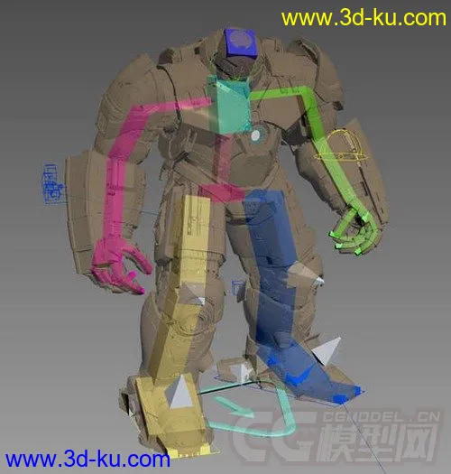 Hulkbuster - Iron Man Mk. 44 - Veronica钢铁侠MK44模型的图片5