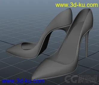 3D打印模型高跟鞋，细高跟鞋的图片