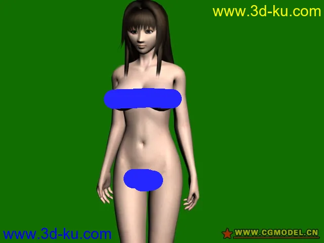 人工少女3裸模带精致贴图模型的图片1