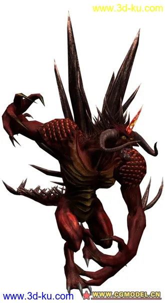 3D打印模型很早以前做的diablo的图片