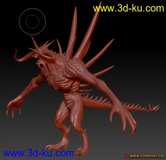 3D打印模型很早以前做的diablo的图片