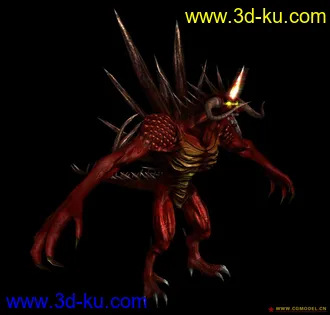 3D打印模型很早以前做的diablo的图片