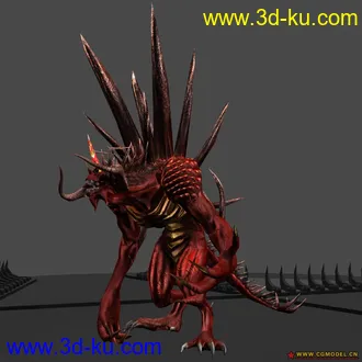 3D打印模型很早以前做的diablo的图片