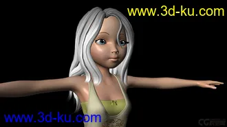 3D打印模型小女孩/小萝莉/童颜巨乳/美女的图片