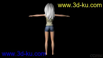 3D打印模型小女孩/小萝莉/童颜巨乳/美女的图片
