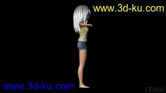 3D打印模型小女孩/小萝莉/童颜巨乳/美女的图片