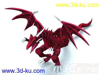 3D打印模型西方龙的图片