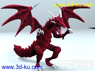 3D打印模型西方龙的图片