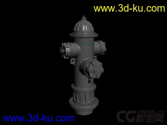 3D打印模型一个高精模消防栓的图片