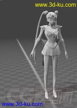 美少女战士3D打印模型的图片1