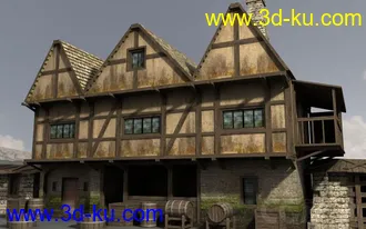 3D打印模型不分包：中世纪建筑合集包的图片