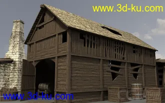 3D打印模型不分包：中世纪建筑合集包的图片