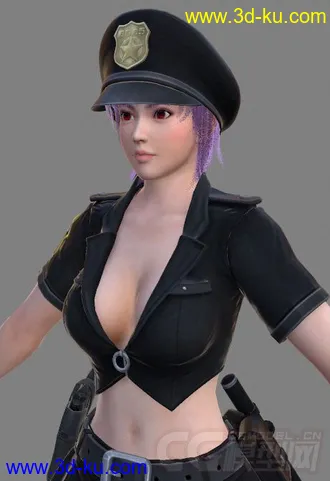 [整理]DOA5角色模型_绫音_警服的图片