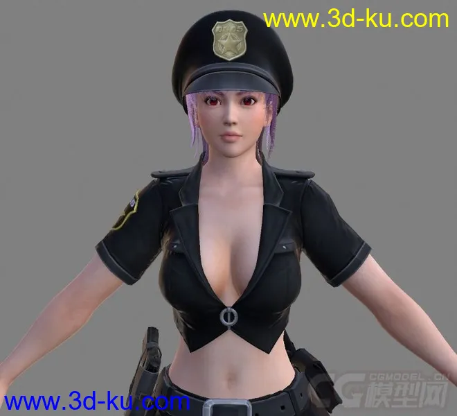 [整理]DOA5角色模型_绫音_警服的图片2