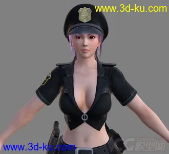 [整理]DOA5角色模型_绫音_警服的图片