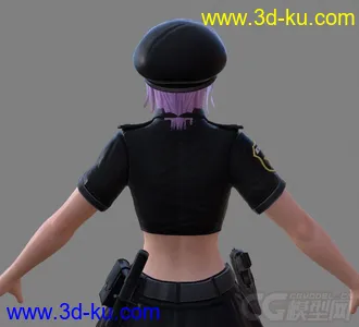 [整理]DOA5角色模型_绫音_警服的图片