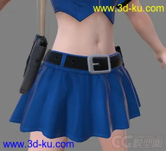 [整理]DOA5角色模型_玛丽罗斯_警服的图片