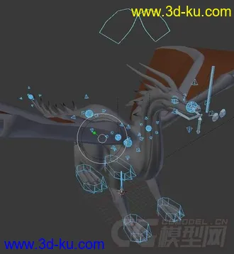 3D打印模型龙 西方龙  带绑定的图片