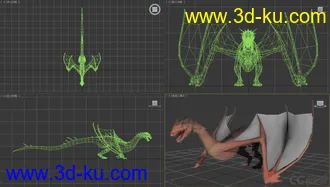 3D打印模型西方龙精模的图片