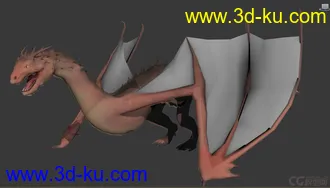 3D打印模型西方龙精模的图片