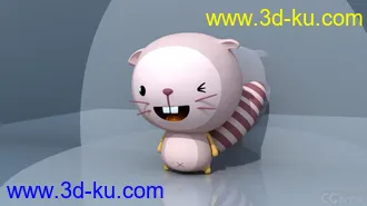 一个海狸的模型的图片
