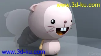 一个海狸的模型的图片