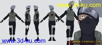 3D打印模型火影 卡卡西的图片