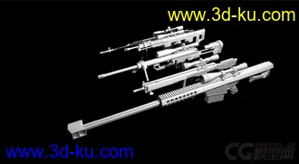 3D打印模型狙击枪的图片