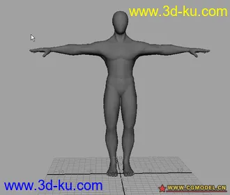 3D打印模型人体建模完整布线图---菜鸟高手必备的图片