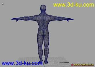 3D打印模型人体建模完整布线图---菜鸟高手必备的图片
