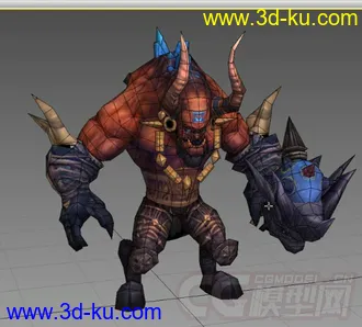 3D打印模型牛头人的图片
