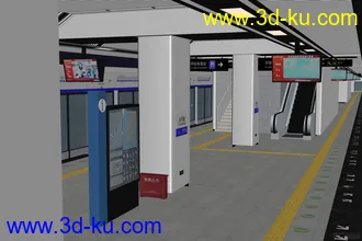 地铁站模型的图片