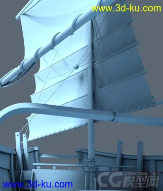 3D打印模型郑和下西洋_专属古代商船的图片