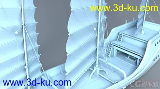 3D打印模型郑和下西洋_专属古代商船的图片