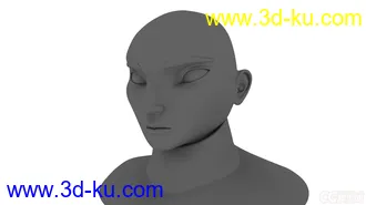 3D打印模型男人头像，半身像的图片