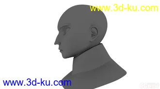 3D打印模型男人头像，半身像的图片