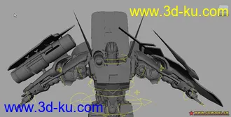 3D打印模型机器战侠---绑定---高模的图片