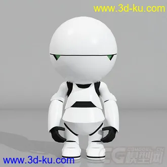 3D打印模型机器人马文的图片