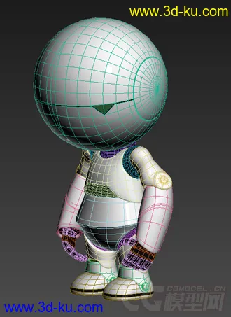 3D打印模型机器人马文的图片