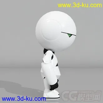 3D打印模型机器人马文的图片