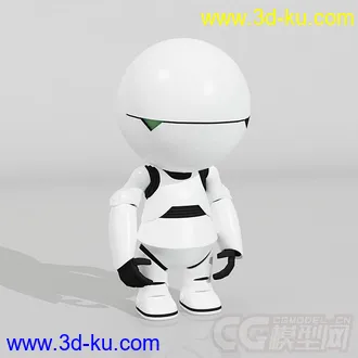 3D打印模型机器人马文的图片