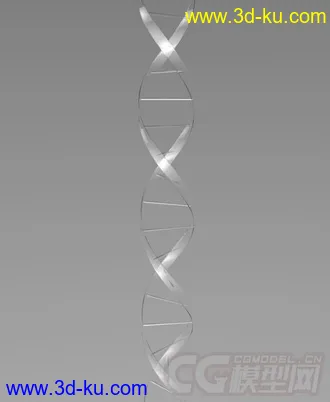 3D打印模型玻璃状 dna 基因的图片