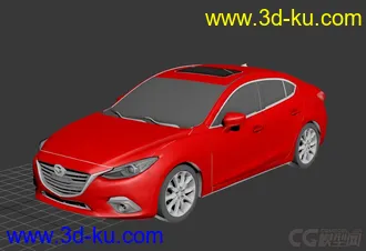 3D打印模型马自达3 昂克赛拉 马自达6 阿特兹 2014款 mazda3 axela mazda6 atenza  2014的图片