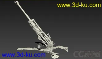 3D打印模型美国XM777轻型榴弹炮的图片