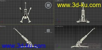 3D打印模型美国XM777轻型榴弹炮的图片