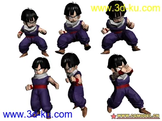 更新几个龙珠的人物模型的图片