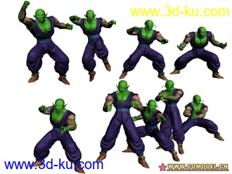 更新几个龙珠的人物模型的图片