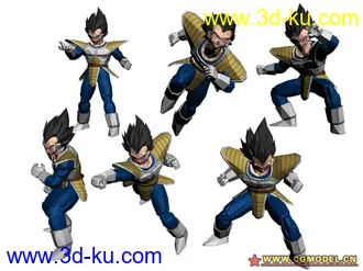 更新几个龙珠的人物模型的图片