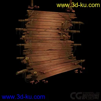 3D打印模型木桥，吊桥的图片