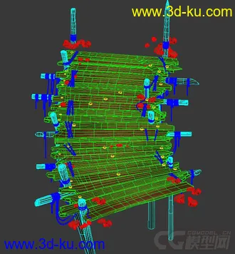 3D打印模型木桥，吊桥的图片
